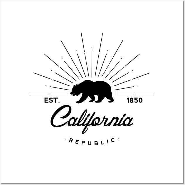 California Republic Wall Art by Dosunets